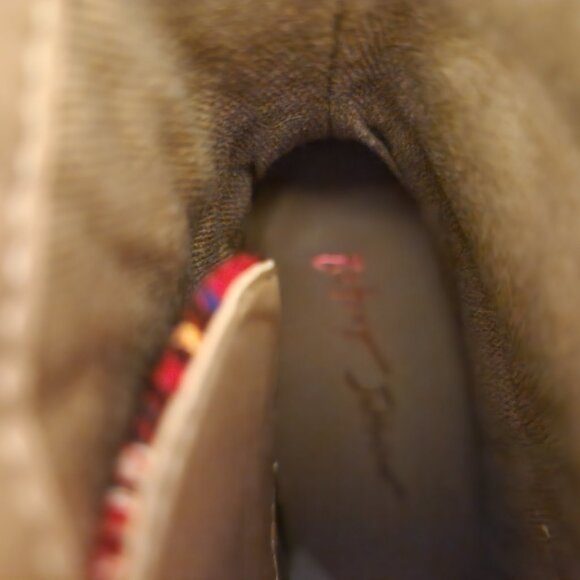 Betsey Johnson " Rozey" Red Plaid Multi Lace Up Boots. NIB. Size 6 - Picture 8 of 13